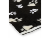 Vetbed per strekkende meter 150 cm breed donkerblauw met voetprint