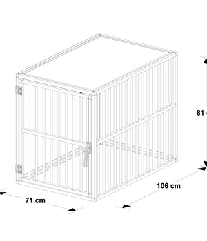 Hondenbench model DK maat L