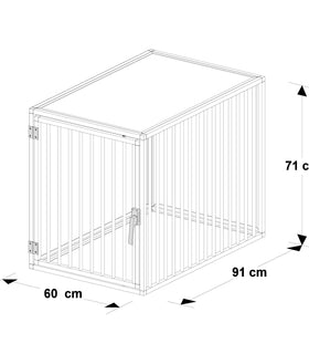 Hondenbench model DK maat M