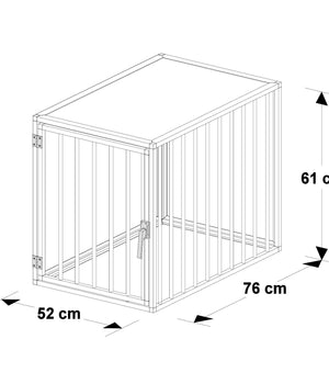 Hondenbench  model DK maat S