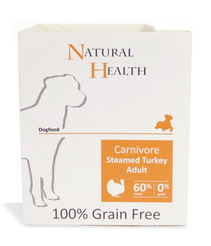 Dog  Steamed Carnivore Turkey  omdoos 7x395 gram