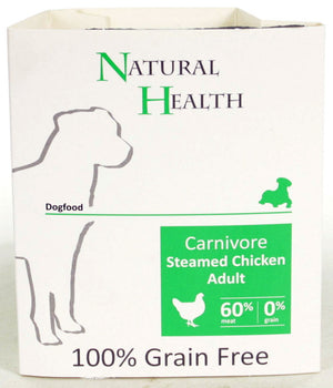 Dog Steamed Carnivore Chicken omdoos 7x 395 gram