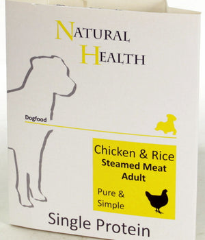 Dog Steamed P&S Chicken & Rice omdoos 7x 395 gram