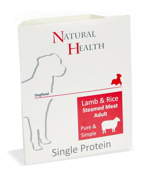Dog Steamed P&S Lamb & Rice omdoos 7x395 gram