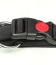 Halsband Nylon met zachte voering en snelsluiting 25 mm x 50-65 cm