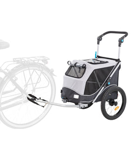 Fietskar Grijs met snel inklapsysteem