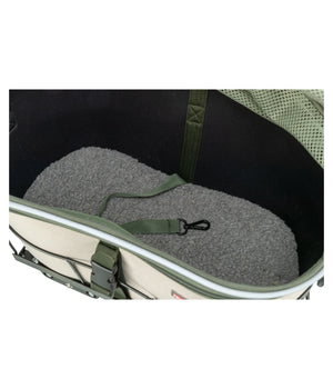 Fietsmand 33 × 40 × 46 cm Olijfgroen / Beige