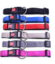 Halsband Nylon met zachte voering en snelsluiting 20 mm x 30-45 cm