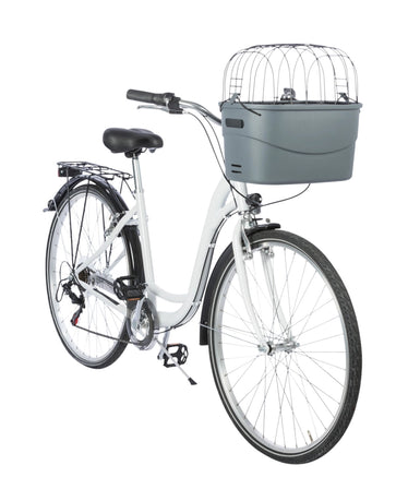 Hondenfietsmand voor aan het stuur  42 × 39 × 30 cm  Grijs