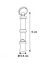 Hondenfluit Freki metaal 6cm