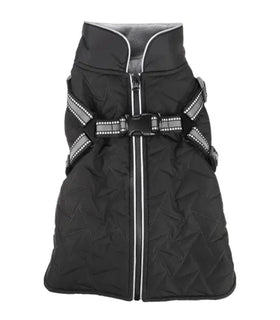 Hondenjas Duker zwart  winterjas