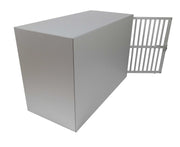 Maatwerk opbergbak op de kooi