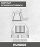 Maatwerk Aluminium Autobench Schuin 1 vaks met mat en spijlen in de achterwand