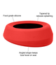Spatvrije Waterbak  in Rood of Blauw 710ml Ø18,5cmx7cm