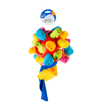 Snuffel en snackbal meerkleurig