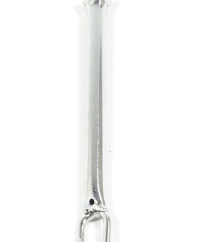 Kofferbaksluiter 25 cm zilver