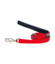 Hondenriem Nylon 12 mm x 180 cm verstelbaar met gevoerd handvat