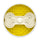 25 cm wit / geel met lickmat