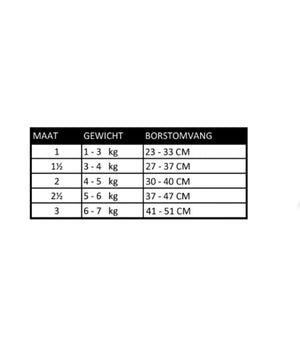 Hondentuigje Liberta maat 2 (30-40cm)