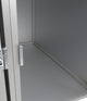 Maatwerk Aluminium Autobench Rechte 2-Vaks met matten en spijlen in de achterwand