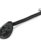Clicker 6 cm. met kliksluiting en spiraalkabel