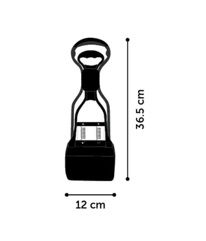 Poepschep Easy Scoop Zwart / Grijs