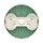 25 cm wit / groen met slowmat