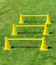 Agility  horde 2 pylonen met springstok 23,5 x80 cm.