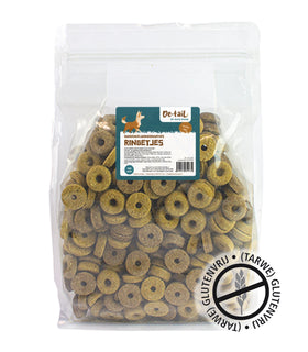 Hondenbeloningssnoepjes Glutenvrije ringetjes zak 1 kg