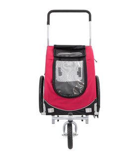 Hondenfietskar Zwart / Rood