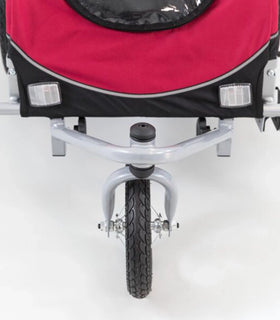Hondenfietskar Zwart / Rood