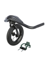 Joggingkit voor fietskar Grijs-Salie met verende wielen