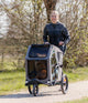 Trixie Buggy voorwiel voor fietskar Salie