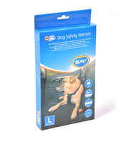 Honden veiligheidsharnas + gordel  voor in auto maat L