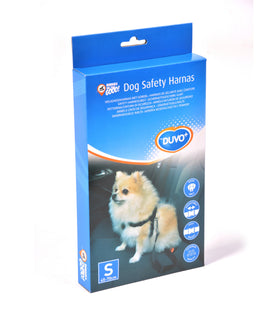 Honden veiligheidsharnas + gordel voor in auto maat S