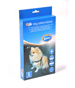 Honden veiligheidsharnas + gordel voor in auto maat S