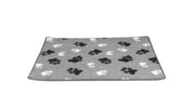 Vetbed met voetprint  Maat L 102 x67 cm