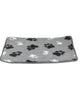 Vetbed met voetprint  Maat S 72x48 cm