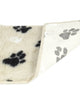 Vetbed met voetprint Maat M 87 x 56 cm