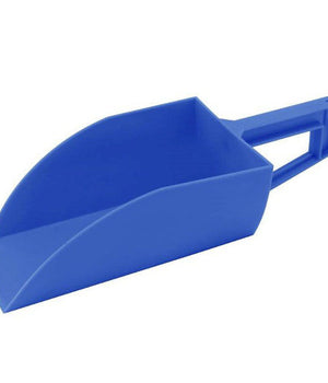 Voerschep kunststof blauw schepmodel